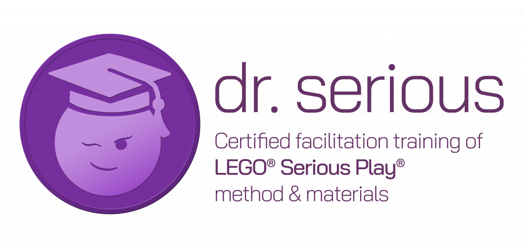 Logo dr. serious - Certified facilitator training LEGO Serious Play method & material - dr-serious.com